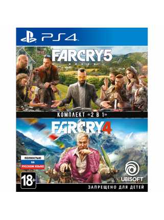 Far Cry 4 + Far Cry 5 [PS4, русская версия] Trade-in | Б/У